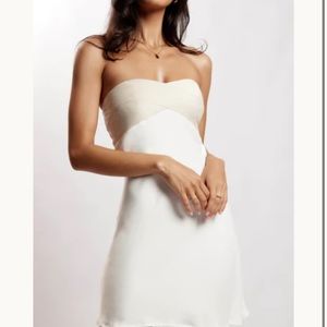 Veronica Two atoned Strapless Mini Dress